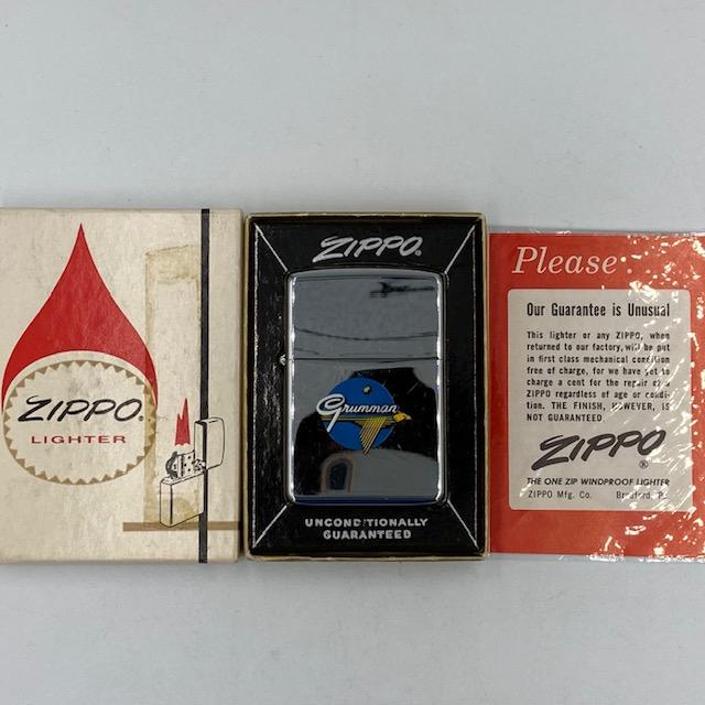 ジッポー ZIPPO ライター 未使用に近い美品 1965年 タウン＆カントリー GRUMMAN グラマン PAT.2517191