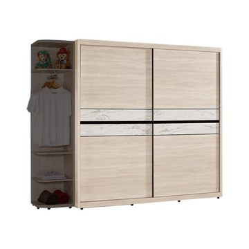 【H&D東稻家居】拉門衣櫥6尺/176公分(TCM-06329)