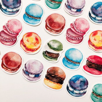 馬卡龍 散裝貼紙