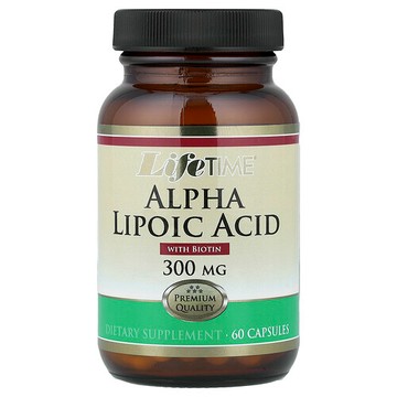 LifeTime Vitamins, α-硫辛酸，300 毫克，60 粒膠囊