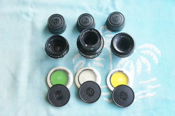 大量 3 顆鏡頭 MIR-11M 12mm F2 鏡頭 & VEGA-7-1 20mm F2 鏡頭 & TAIR-41M 50mm F2