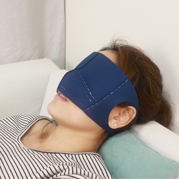 午夜藍─4合1石墨烯蒸氣舒眠眼鼻罩組 眼罩 送禮、