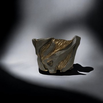 【好人製陶】台灣製 黑金熔岩手工陶盆