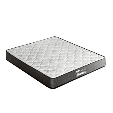 IHouse-乳膠+恆溫+強化型獨立筒 5尺床墊 (紅外線+高碳錳鋼硬式獨立筒-卡洛斯)/雙人床墊/捲包床墊