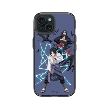 iPhone 15 Clear 酷墨灰 - 火影忍者 Naruto - 角色系列-宇智波鼬&宇智波佐助