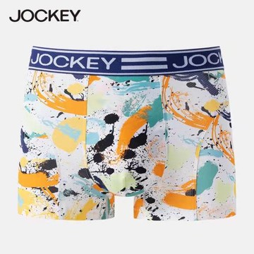 JOCKEY旗艦店正品內褲男透氣性感大碼男生褲衩四角褲男平角內褲頭