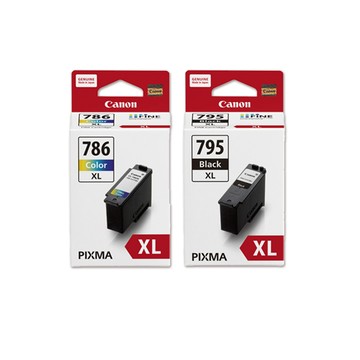 Canon PG-795XL+CL-786XL 原廠高容量墨水組 (1黑1彩)(適用：TS4070)
