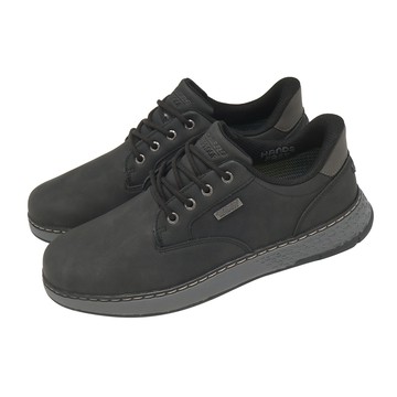 [ACS] Skechers 休閒鞋 Garlan Slip-Ins 男鞋 黑 皮革 防潑水 205649BLK