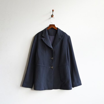 【蛋植物古著】夜色薄暮俐落輪廓古著西裝外套