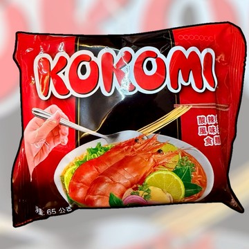 「現貨免運」泰越南🇻🇳KOKOMI 酸辣蝦風味麵 KOKOMI泡麵 酸蝦麵 65g