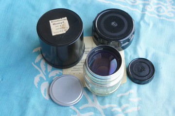 經典長焦 白色 JUPITER-9 85mm F/2 鏡頭，適用於 M42 接環的 ZENIT、PENTAX、PRACTICA 相機