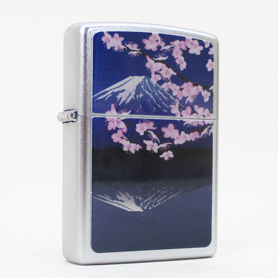 Zippo ジッポー オイルライター USA 和柄シリーズ 富士 桜 SP-KF