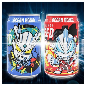 OCEAN BOMB~超能力霸王乳酸飲料(單罐)320ml 款式可選