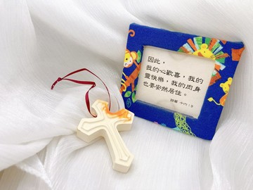 【福音禮物】十字架擴香石掛飾 跟隨祢-大款