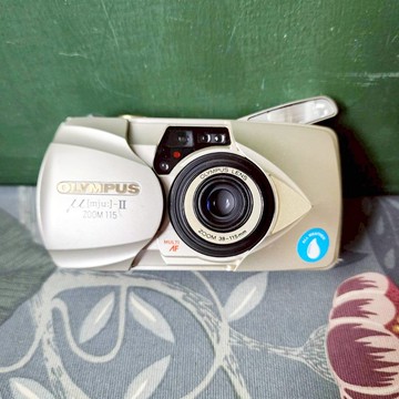 專業相機店OLYMPUS MJU II ZOOM 115 底片傻瓜相機(保固30天)