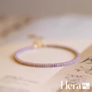 【HERA 赫拉】優雅紫雲母極細手串手鍊 H114120505