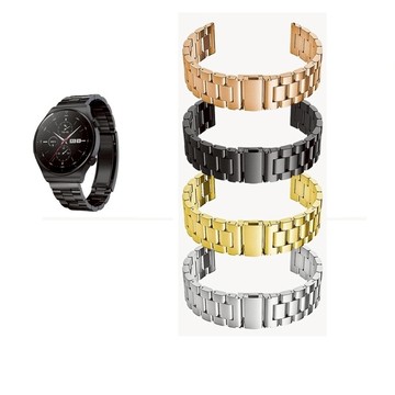 【三珠不鏽鋼】Fossil Gen 5 Garrett/Carlyle HR 錶帶寬度22mm 錶帶金屬替換連接器