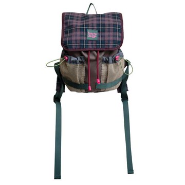 housedesign原創春季新復古撞色背包小眾學生書包通勤電腦雙肩包