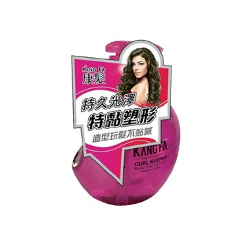 KANG FA 康髮 奇異繽紛水漾保濕雕 特黏塑形 速乾不黏手 含保濕成分可沾濕後重塑  260ml  1瓶