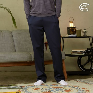 ADISI 中性Comfy內刷毛保暖速乾長褲 AP2421110 深藍 (M-3XL)｜刷毛 吸濕排汗 抗靜電 休閒褲