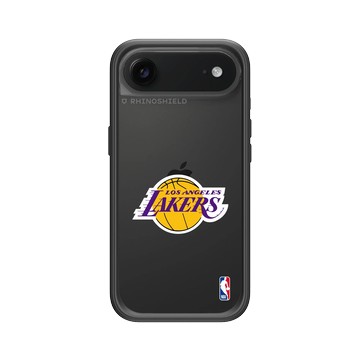 iPhone Air Mod NX -邊框背蓋組合 (相機按鈕) 黑 - NBA - Logo-洛杉磯湖人 L.A. Lakers