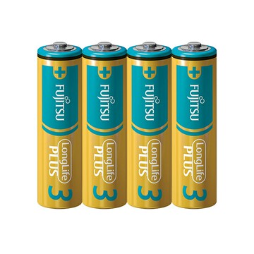 FUJITSU 富士通 3號 AA 鹼性電池 日本製 4入 / 卡｜領券最高折$220