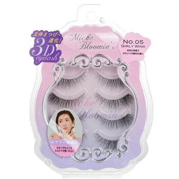 Miche Bloomin' Miche Bloomin' 3D 假睫毛 - # 05 Girly Wink 4pairs-美容工具