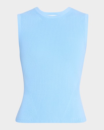 Sid Sleeveless Ribbed Top
