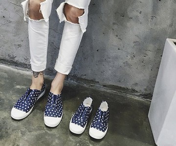【JP.美日韓】 波點 鞋款 韓國代購  懶人鞋 情侶鞋 質感 送禮 父親節 母親節 情人節 禮物