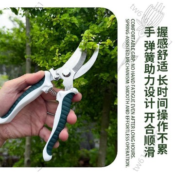 【免運 臺灣有貨】不鏽鋼園藝修剪樹枝高效省力修枝剪園林果樹花剪刀摘果剪子採果剪