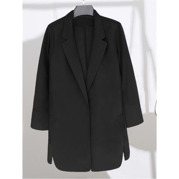 加大碼雪紡小西裝薄款外套女寬松胖mm200斤顯瘦春夏上衣職業西服