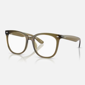 【RayBan 雷朋】方形膠框光學眼鏡(RX4379VD-8445 53mm)
