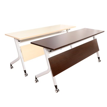 LOGIS-6尺移動式摺疊會議桌 WD180Y-B  WD180-W淺木色