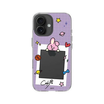 iPhone 16 Clear Case（相機按鈕） 透明 - BT21 - COOKY Stay With You