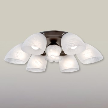 台灣玻璃造型半吸頂燈 F37-21-92341