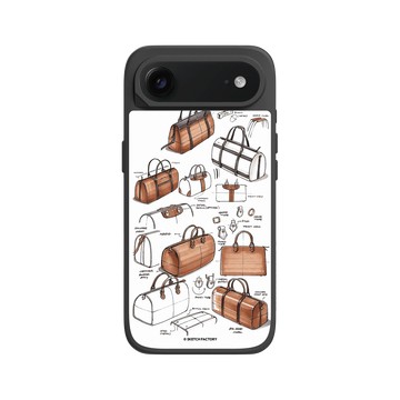 iPhone Air SolidX 黑 - Sketch Factory - 波士頓包素描