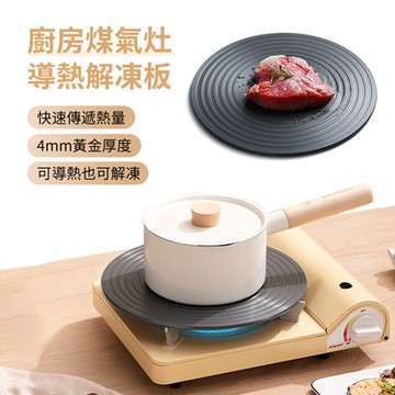 ANTIAN 廚房煤氣灶導熱板 戶外露營鍋底導熱盤 傳熱鍋墊 28CM