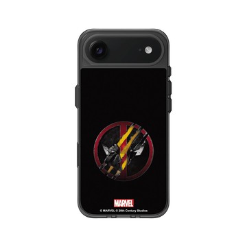 iPhone Air Clear (相機按鈕) 酷墨灰 - 迪士尼-漫威 Marvel - 死侍與金鋼狼-Logo