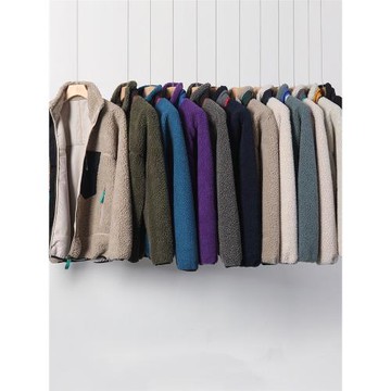 日系戶外巴塔家春秋新款抓絨立領拉鏈外套夾克保暖舒適休閑 pata