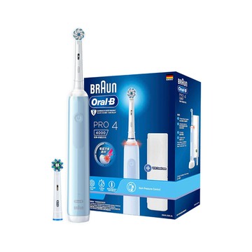德國 Oral-B 歐樂B 電動牙刷 貝加爾湖藍/曜石黑 /台 PRO4 3D