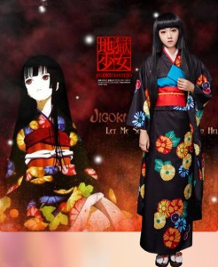 地獄少女 三鼎 閻魔 愛 えんま あい 着物 風 コスプレ衣装 K4653 通販 Lineポイント最大3 0 Get Lineショッピング