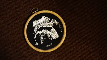 客製 刺繡超音波圓框 客製刺繡 超音波照