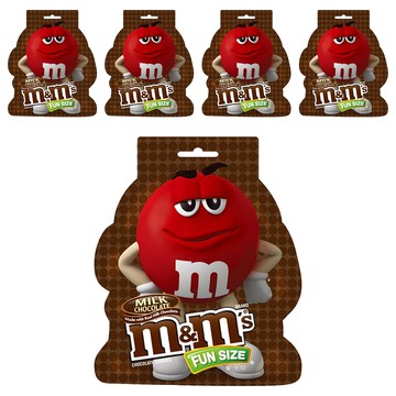 m&m's 牛奶巧克力樂享包  188.5g  5包