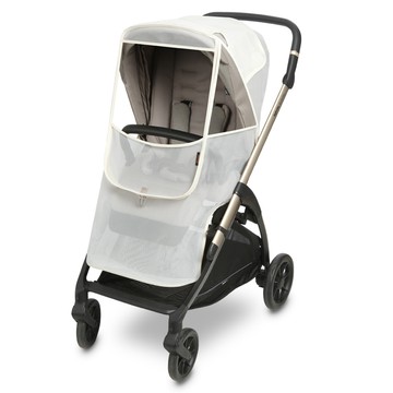 Manito 嬰幼兒用通用網眼推車罩  1個  乳霜