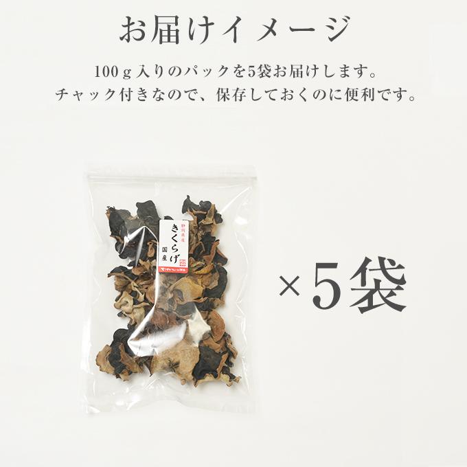 徳用 静岡産 肉厚 乾燥きくらげ 500g 100g × 5パック  国産 食物繊維 たっぷり 木耳 栄養豊富 きのこ 乾燥きのこ キノコ 乾燥キノコ きくらげ キクラゲ 日