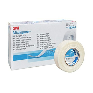 來而康 3M 通氣膠帶 (未滅菌) 1530-0 透氣膠帶 0.5吋 白色 24入/一盒販售  醫療用 黏性 膠帶