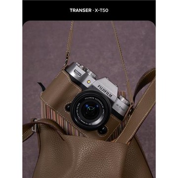 富士XT50保護套皮套相機包殼配件TRANSER經典真皮系列