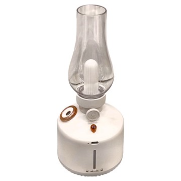 復古加濕小夜燈 白色 ABS PET