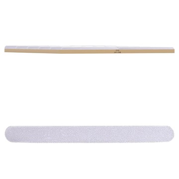 EZlife 廚衛地板浴缸防水止滑無痕貼片長條 20 x 2cm 灰色 24片 附刮鏟