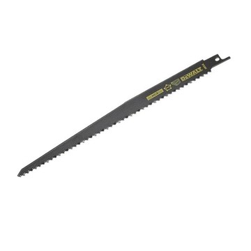 DEWALT 高碳鋼木工用木材及PVC快速切割軍刀鋸片228mm(5入) DT2363